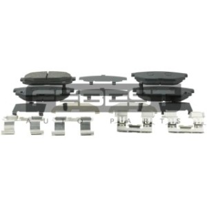 Kit de plaquettes de frein arrière FEBEST 0801-G12R pour SUBARU 26632-AG000 FEBEST