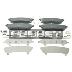 Kit de plaquettes de frein avant FEBEST 0801-W10F pour SUBARU 26296-AG000 FEBEST