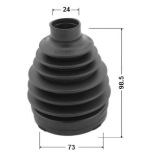 Kit de soufflet de joint homocinétique extérieur FEBEST 0817P-B13 pour SUBARU et plus encore... FEBEST