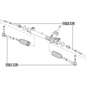 Embout de biellette de direction FEBEST 1021-CR pour VAUXHALL et plus encore... FEBEST