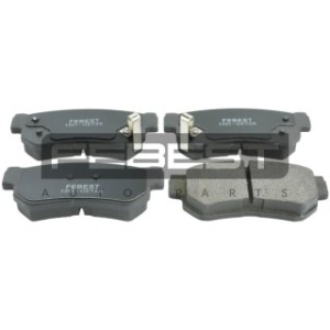 Kit de plaquettes de frein arrière FEBEST 1201-GETZR pour HYUNDAI, KIA 58215383S0 FEBEST