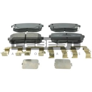 Kit de plaquettes de frein arrière FEBEST 1201-H1R pour KIA, HYUNDAI 58302-3JA00 FEBEST