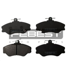 Kit de plaquettes de frein avant FEBEST 1201-HAF pour HYUNDAI, DAIHATSU 04491-87109-000 FEBEST