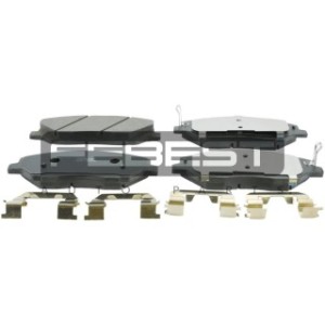 Kit de plaquettes de frein avant FEBEST 1201-SANF pour HYUNDAI, KIA, SSANGYONG 48130-341A0 FEBEST