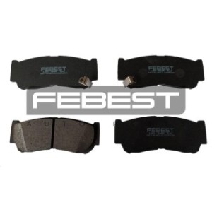 Kit de plaquettes de frein arrière FEBEST 1201-SANR pour HYUNDAI H-1, SANTA FEBEST