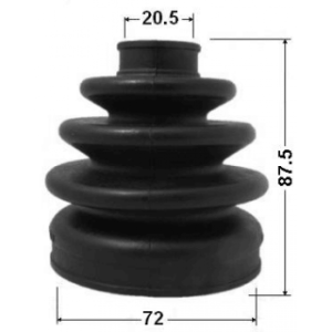 Kit de soufflet de joint homocinétique extérieur FEBEST 1217-ACC pour HYUNDAI ACCENT FEBEST