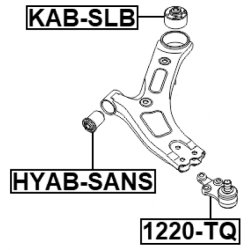 Rotule FEBEST 1220-TQ pour HYUNDAI, KIA OE 54500-4D000 FEBEST