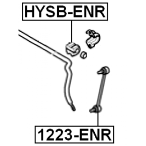 Biellette de barre stabilisatrice arrière FEBEST 1223-ENR pour HYUNDAI, KIA 55530-1H000 FEBEST