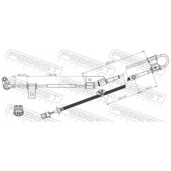 Capteur de vitesse de roue ABS FEBEST 12606-004 pour HYUNDAI OE 95670-2E310 FEBEST