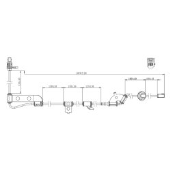 Capteur de vitesse de roue ABS FEBEST 12606-014 pour HYUNDAI, KIA FEBEST