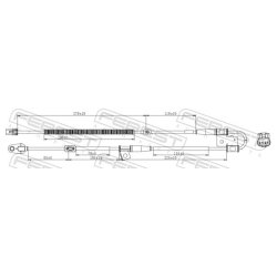 Capteur de vitesse de roue ABS FEBEST 12606-016 pour HYUNDAI OE 59830-2H300 FEBEST