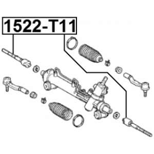 Biellette de direction FEBEST 1522-T11 pour VORTEX TINGO FEBEST