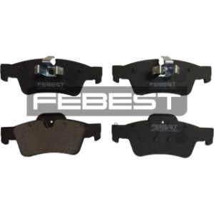 Kit de plaquettes de frein arrière FEBEST 1601-164R pour MERCEDES 0044205220 FEBEST