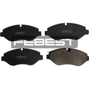 Kit de plaquettes de frein avant FEBEST 1601-639F pour MERCEDES,VW 68006732AA FEBEST