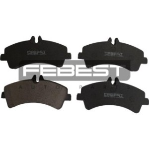 Kit de plaquettes de frein arrière FEBEST 1601-900R pour VW CRAFTER FEBEST