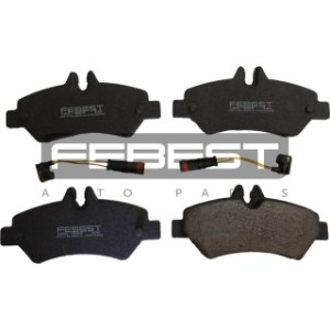 Kit de plaquettes de frein arrière FEBEST 1601-906R pour MERCEDES, VW SPRINTER, CRAFTER FEBEST