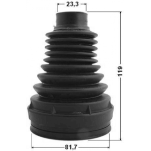 Kit de soufflet de cardan intérieur FEBEST 1615-210 pour Mercedes Classe E FEBEST