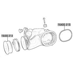 Turbocompresseur FEBEST 16400-014 pour MERCEDES OE 6540940051 FEBEST