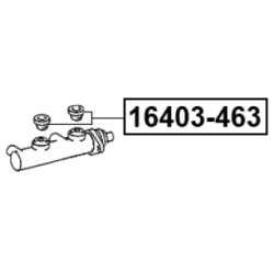 Bouchon de réservoir de liquide de frein FEBEST 16403-463 pour MERCEDES 0002950050 FEBEST