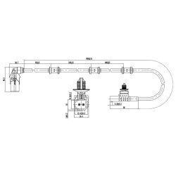 Capteur de vitesse de roue ABS FEBEST 16606-007 pour Mercedes Classe M FEBEST