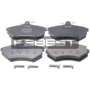Kit de plaquettes de frein avant FEBEST 1701-8D2F pour AUDI, VW, SEAT 357698151B FEBEST