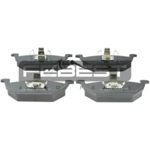 Kit de plaquettes de frein avant FEBEST 1701-8P1F pour VW, SKODA, AUDI, SEAT FEBEST