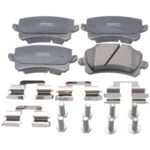Kit de plaquettes de frein arrière FEBEST 1701-GVIR pour VW, AUDI 3AA698451