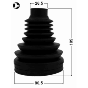 Kit de soufflet de joint homocinétique intérieur FEBEST 1715-Q5LHT pour AUDI et plus encore... FEBEST