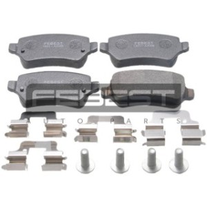 Kit de plaquettes de frein arrière FEBEST 1801-ASHR pour VAUXHALL, KIA, LADA 11196350208900 FEBEST