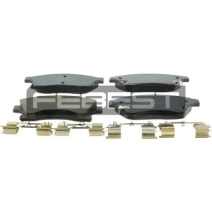 Kit de plaquettes de frein avant FEBEST 1801-ASJF pour CHEVROLET, VAUXHALL, HOLDEN, BUICK FEBEST