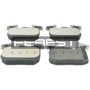 Kit de plaquettes de frein avant FEBEST 1901-F20F pour BMW 34106859067 FEBEST