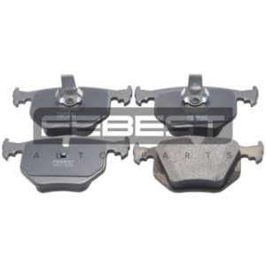 Kit de plaquettes de frein arrière FEBEST 1901-X5R pour BMW, LAND ROVER 34211162865 FEBEST