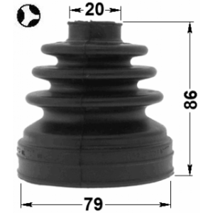 Kit de soufflet de joint homocinétique intérieur FEBEST 1915-X3T pour BMW, FORD X3, TOURNEO FEBEST