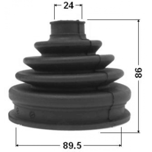 Kit de soufflet de cardan extérieur FEBEST 1917-E53 pour BMW Série 5 et 3 FEBEST