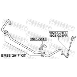 Biellette de barre stabilisatrice (barre d'accouplement) FEBEST 1923-G01FL pour BMW FEBEST