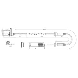 Capteur de vitesse de roue ABS FEBEST 19606-006 pour BMW X1 OE 34526784989 FEBEST