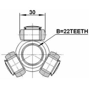 Rotule tripode FEBEST 2116-CAK pour FORD 1059467 FEBEST