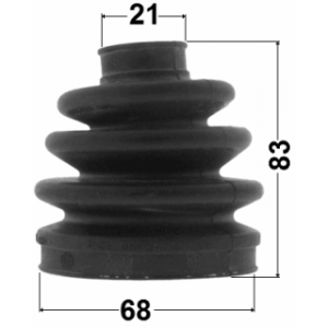 Kit de soufflet de joint homocinétique extérieur FEBEST 2117-CBK pour HYUNDAI, FORD, KIA 1142813 FEBEST