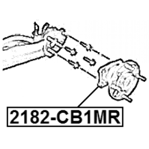 Moyeu de roue arrière FEBEST 2182-CB1MR pour FORD FIESTA OE 1534483 FEBEST