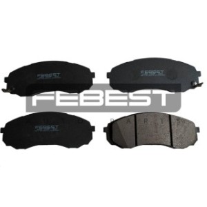 Kit de plaquettes de frein avant FEBEST 2201-CARF pour HYUNDAI, KIA 58101-4DA00 FEBEST