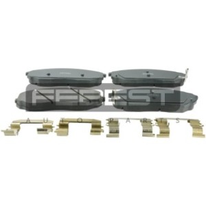 Kit de plaquettes de frein avant FEBEST 2201-SORF pour KIA SORENTO FEBEST