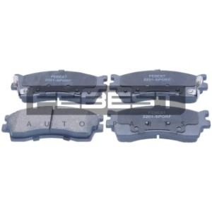 Kit de plaquettes de frein avant FEBEST 2201-SPORF pour KIA 0K2N13328Z FEBEST