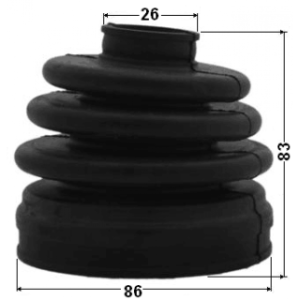 Kit de soufflet de joint homocinétique intérieur FEBEST 2215-BL pour KIA 49500-3E111 FEBEST