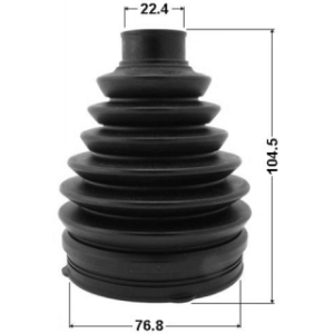 Kit de soufflet de joint homocinétique extérieur FEBEST 2217P-CD pour KIA, HYUNDAI, HONDA, MAZDA FEBEST