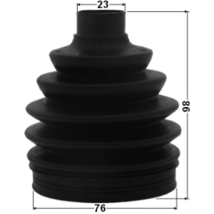 Kit de soufflet de joint homocinétique extérieur FEBEST 2217P-SORR pour KIA, HYUNDAI 49500-1W100 FEBEST