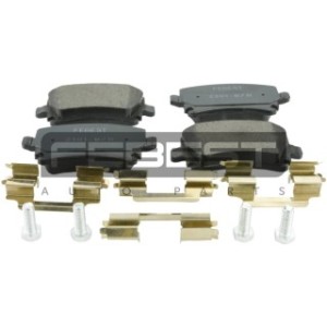 Kit de plaquettes de frein arrière FEBEST 2301-B7R pour AUDI, VW, SKODA, SEAT FEBEST