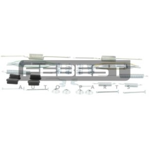 Kit de montage de mâchoires de frein FEBEST 2304-2H0R-KIT pour VW AMAROK FEBEST
