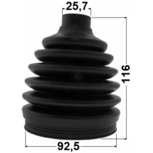 Kit de soufflet de joint homocinétique extérieur FEBEST 2317-EOS pour VW et plus encore... FEBEST