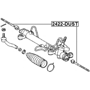 Biellette de direction FEBEST 2422-DUST pour RENAULT, DACIA 48521-00Q0F FEBEST