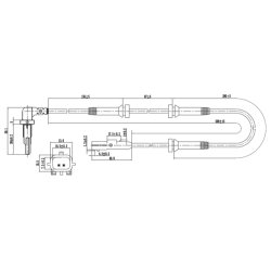 Capteur de vitesse de roue ABS FEBEST 24606-005 pour DACIA, RENAULT, FEBEST